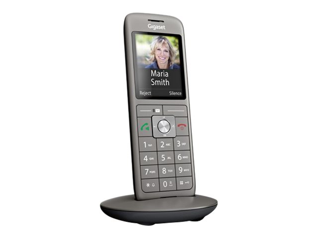 Gigaset CL660 Schnurlostelefon DECT/GAP 2,4"-TFT-Farbdisplay Schwarz, Anthrazit