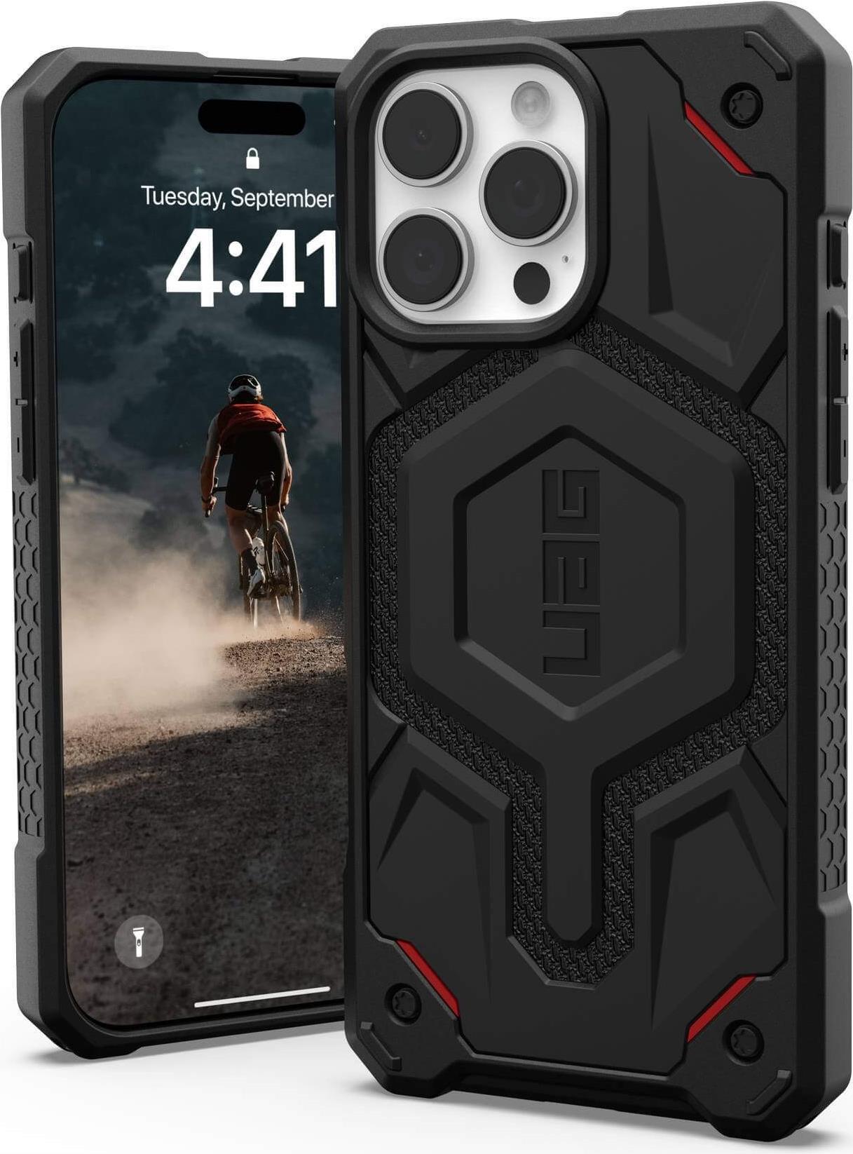 UAG Urban Armor Gear Monarch Pro MagSafe Case | Apple iPhone 16 Pro Max | kevlar schwarz | 114457113940 (114457113940)