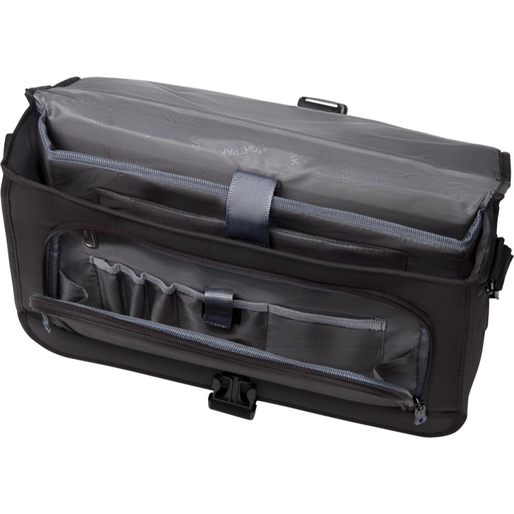 Lightpak Solar 15" Messengertasche Schwarz