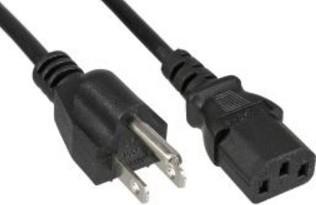 InLine Stromkabel NEMA 1-15 (S) zu power IEC 60320 C13 10 A (16653V)