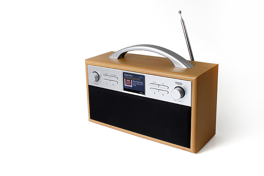 XORO DAB 250 IR Internetradio DAB+ FM UKW Spotify Bluetooth WLAN 2.4" Braun