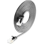 SLIM KAT6A 10 Gigabit Lightpatchkabel rund, U/FTP, Ø 3,8mm, schwarz KAT6A LIGHT geschirmt (PKW-LIGHT-STP-K6A 0.15 SW)