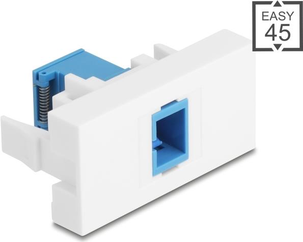 Delock Easy 45 Modul SC Simplex Buchse zu mit Laserschutzklappe innen (90878)