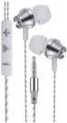 D-Parts Fontastic In-Ear Stereo-Headset V465 3,5mm, weiß/silber (253768)
