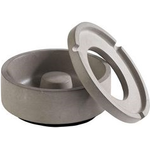 APS Windaschenbecher ELEMENT, grau aus Beton, mit möbelschonender Unterseite, - 1 Stück (570)