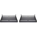 StarTech.com 2-Pack 1U Server Rack Shelf, Vented, 44lb Capacity, 16" Deep  (CABSHELF116V2PK)