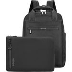 Golla Set aus Rucksack und Laptop-Sleeve 15 Zoll, Black (76464)
