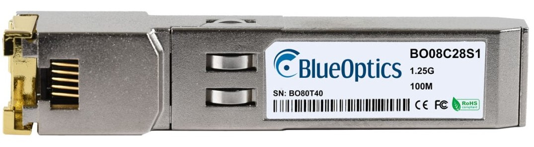 BlueOptics BO08C28S1 SFP Transceiver Kupfer RJ-45 1000BASE-T 100 m