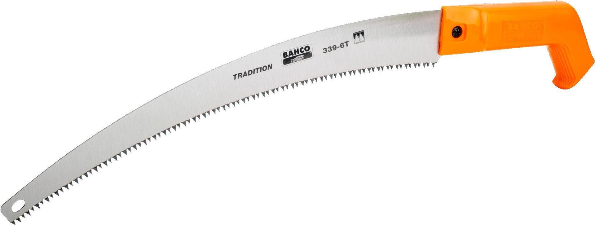 Bahco 340-6T Handsäge Baumsäge Orange - Edelstahl 36 cm (340-6T)