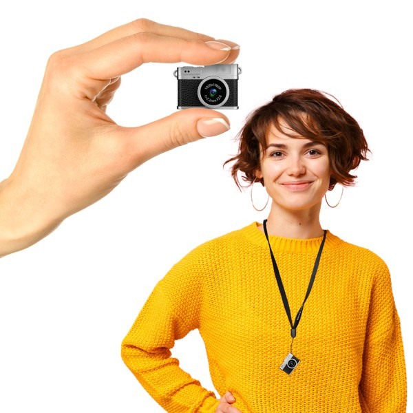 Easypix MiniPro XS1 Digitalkamera 1 MP Full HD 0,96" Silber, Schwarz