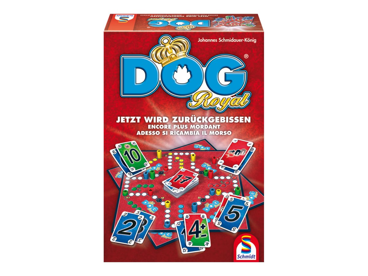 Schmidt Spiele DOG Royal – Taktisches Brettspiel für 2–6 Spieler ab 8 Jahren, Mehrfarbig