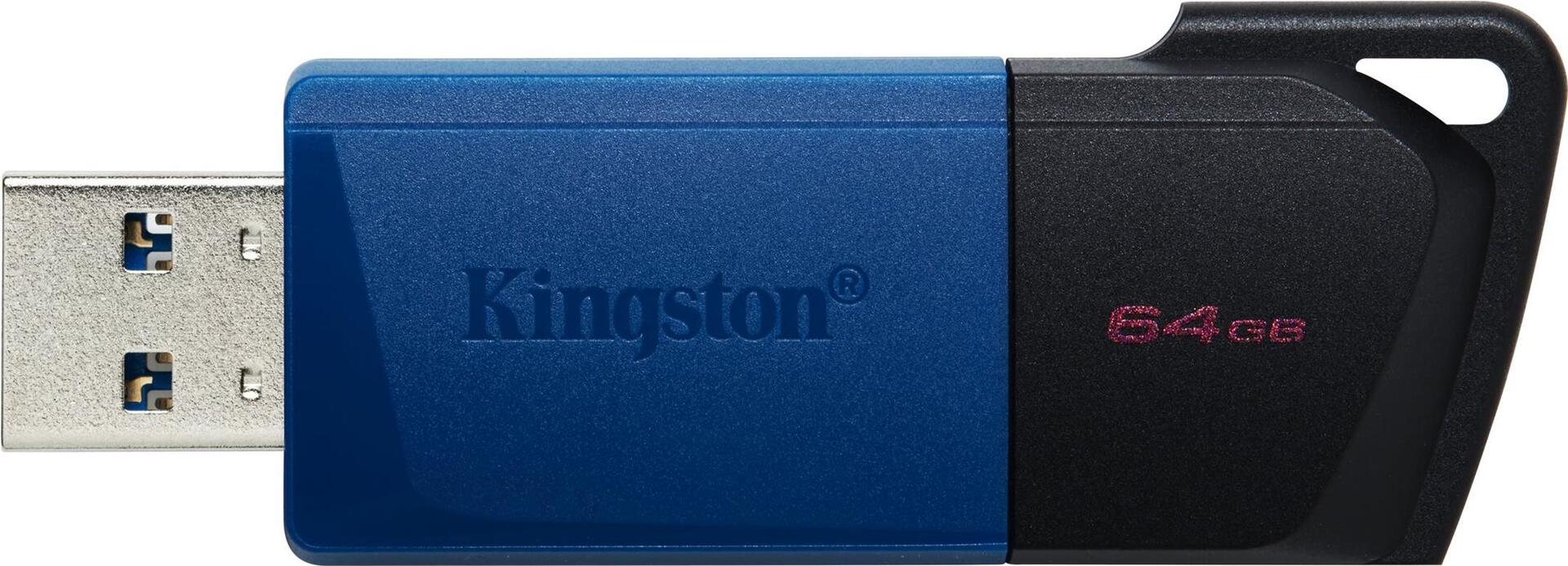 Kingston DataTraveler Exodia M 64 GB USB 3.2 Gen 1 Schwarz + Blau