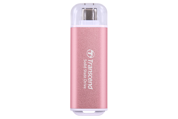 Transcend ESD300P Externe SSD 1 TB USB 3.2 Gen 2x1 USB-C Rosy Pink
