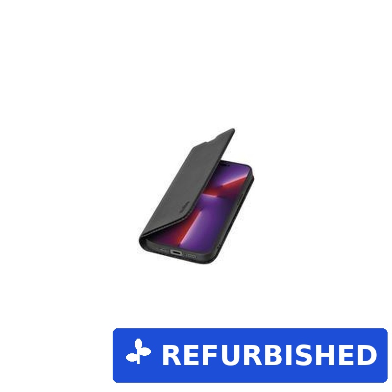 Bookcase Wallet Lite-Huelle für iPhone 14 Pro Max schwarz (TEBKLITEIP1467PK) (geöffnet)