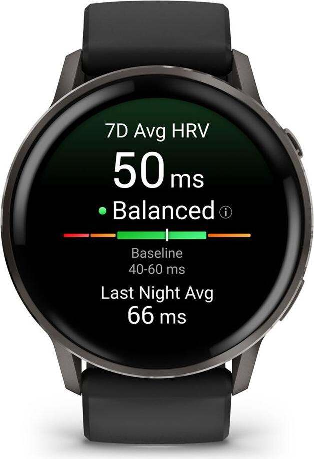 Garmin Venu 4 Smartwatch 45 mm 1,4" AMOLED 8 GB Schwarz/Schiefergrau