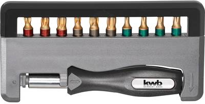 kwb TITAN handy Bit-Boxen. Handgrifffarbe: Schwarz, Gehäusefarbe: Schwarz (154010)