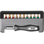 kwb TITAN handy Bit-Boxen. Handgrifffarbe: Schwarz, Gehäusefarbe: Schwarz (154010)