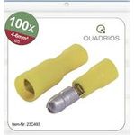 Quadrios 23C493 Rundstecker 4 mm² 6 mm² Gelb 100 St. (23C493)