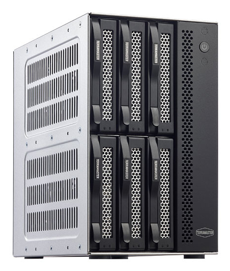 TerraMaster D6-320 6-Bay Speichergehäuse USB 3.2 Schwarz
