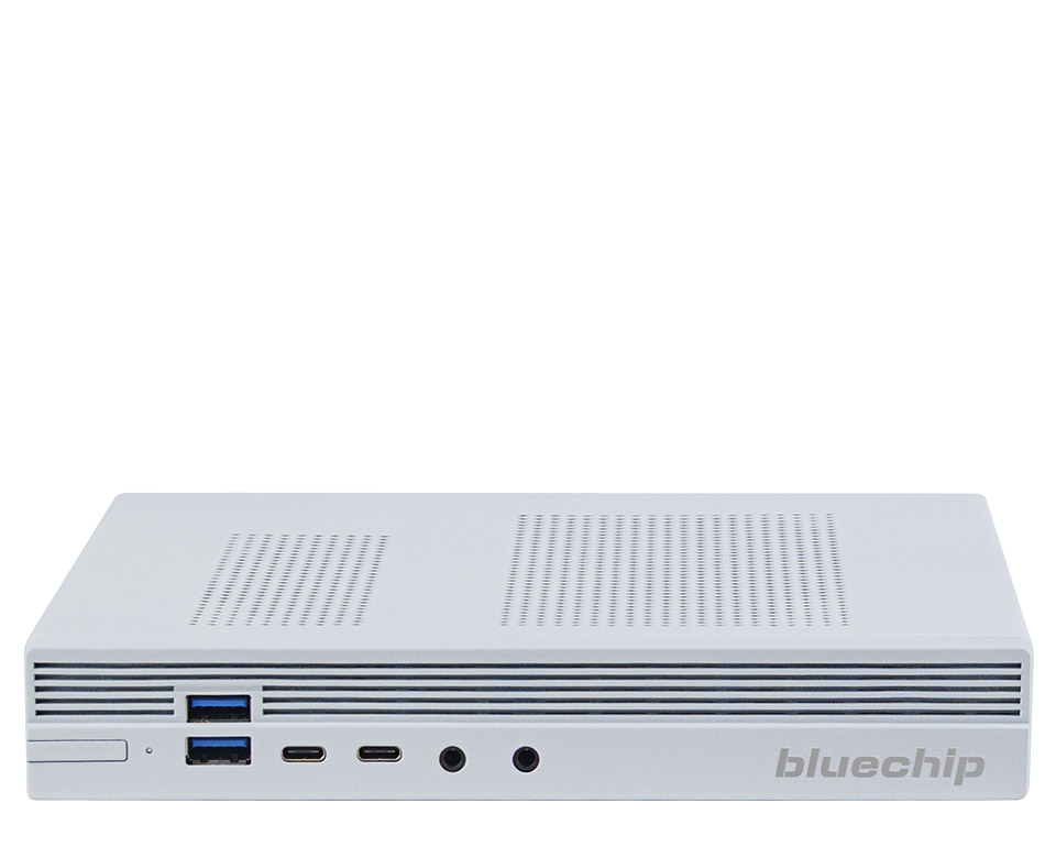 bluechip BUSINESSline S3160 Mini-PC Intel Core i5-14400 8 GB RAM 500 GB SSD Windows 11 Pro Weiß
