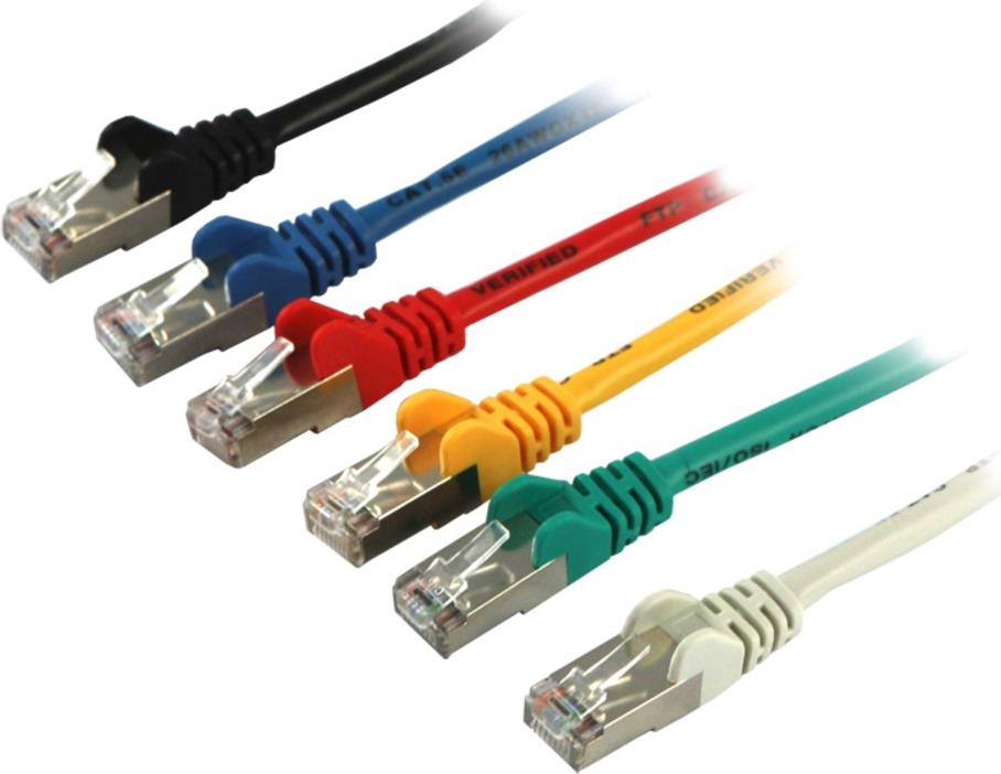 Patchkabel RJ45,25m gelb,CAT5e,S-FTP, Synergy 21 (S215174)