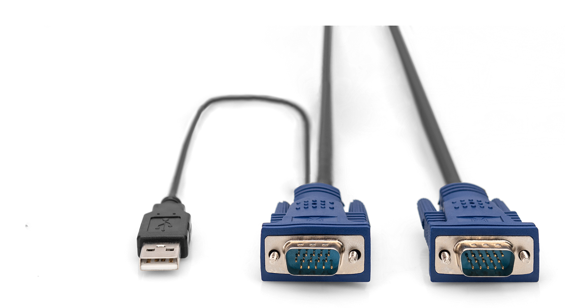 Digitus Octopus KVM-Kabel VGA USB PS/2 5 m Schwarz