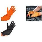 HYGOSTAR Nitril-Handschuh DIAMOND GRIP, L, schwarz Größe: 9, Einmalhandschuh aus extra schwerem Nitril, - 1 Stück (270718)