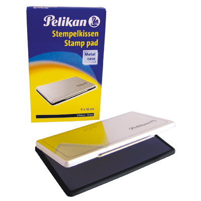 Pelikan 1 Handstempelkissen 160 x 90 mm Schwarz