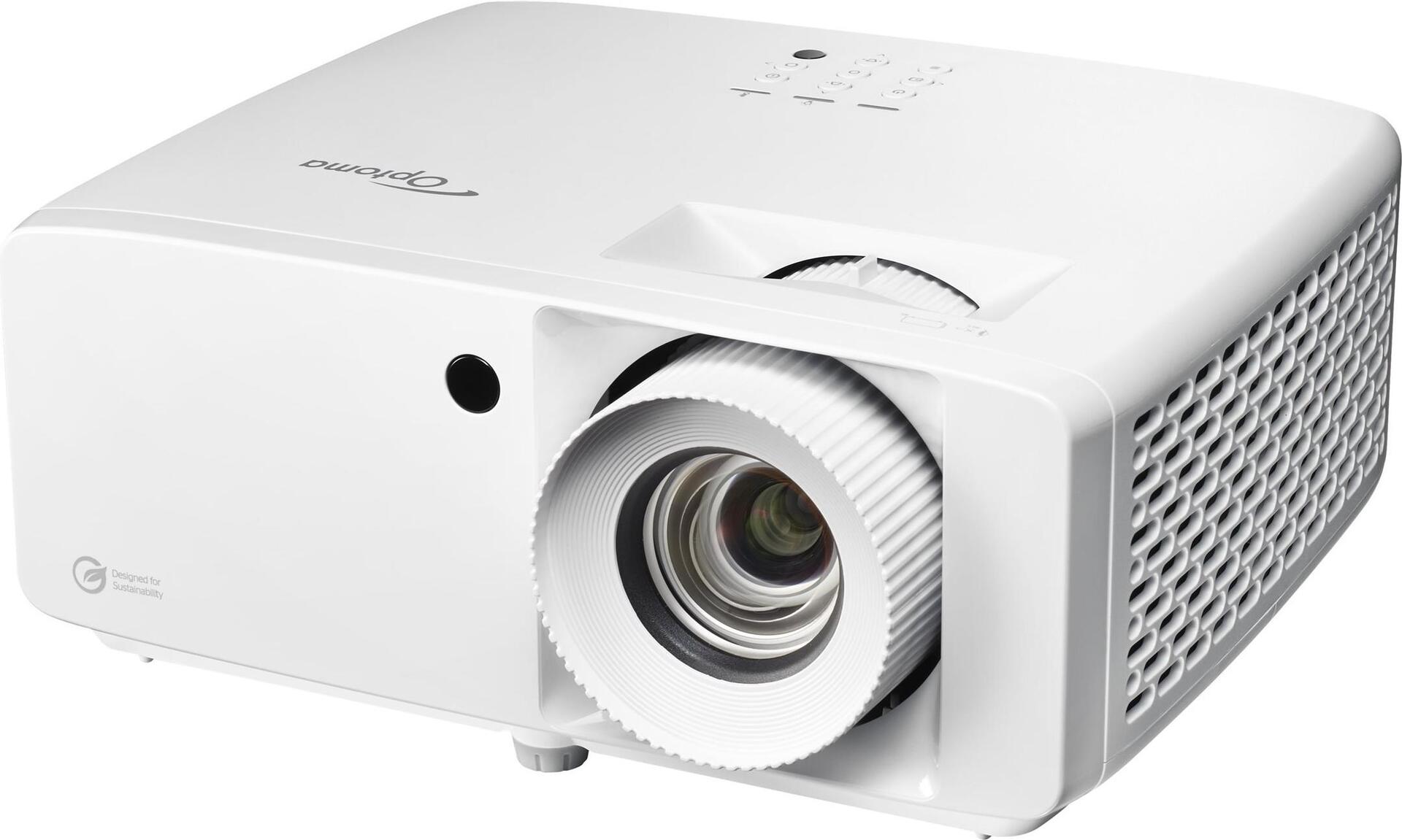 Optoma UHZ66 4K UHD Laserprojektor Tragbar Weiß