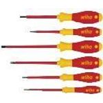 Wiha VDE Schraubendreher-Set 6teilig SoftFinish Schlitz, Kreuzschlitz Phillips (00833)