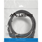 Lanberg CA-C13C-11CC-0030-BK Stromkabel Schwarz 3 m C13-Koppler CEE7/7 (CA-C13C-11CC-0030-BK)