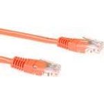ACT Orange 7 meter U/UTP CAT5E patch cable with RJ45 connectors. Cat5e u/utp orange 7.00m (IB4507)
