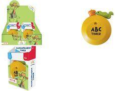 ROTH Hausaufgaben Timer "ABC Freunde", Display gelb / grün, zum Einstellen der Lernzeit von 1-60 Minuten, - 1 Stück (679525)
