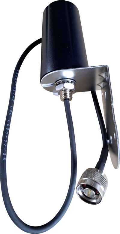 Wittenberg Antennen 5 G LTE Rundstrahlantenne 0,5 m Kabel N50 Ohm Wand-/Mastantenne, Rundantenne (Poly-103555)