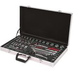 KS TOOLS 1/4"+1/2" CHROMEplus Steckschlüssel-Satz, 102-tlg. (918.0702)