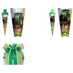 ROTH Schultüte "Traktor Power", rund, 700 mm Filzverschluss, mit stabiler ROTH-Spitze - 1 Stück (677558)