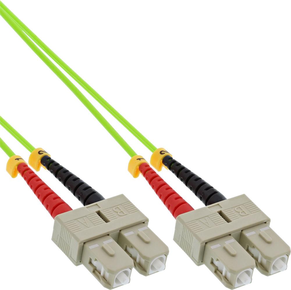 INLINE LWL Duplex Kabel, SC/SC, 50/125µm, OM5, 5m