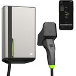 Green Cell EVGC021A2275 Ladestation für Elektrofahrzeuge Grau Aluminium Wand 3 Eingebautes Display LED (EVGC021A2275)