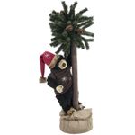 EUROPALMS Weihnachtsbär, mit Tanne, 105cm (83314804)