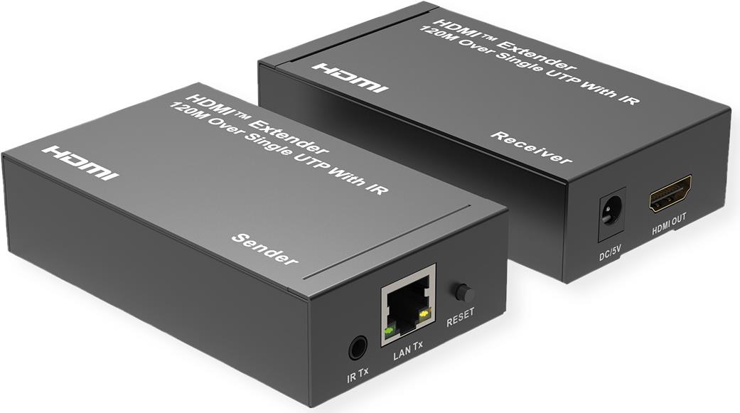 ROLINE HDMI-Verlängerung via IP 1080P 120m mit IR - Digital/Display/Video (14.01.3641)