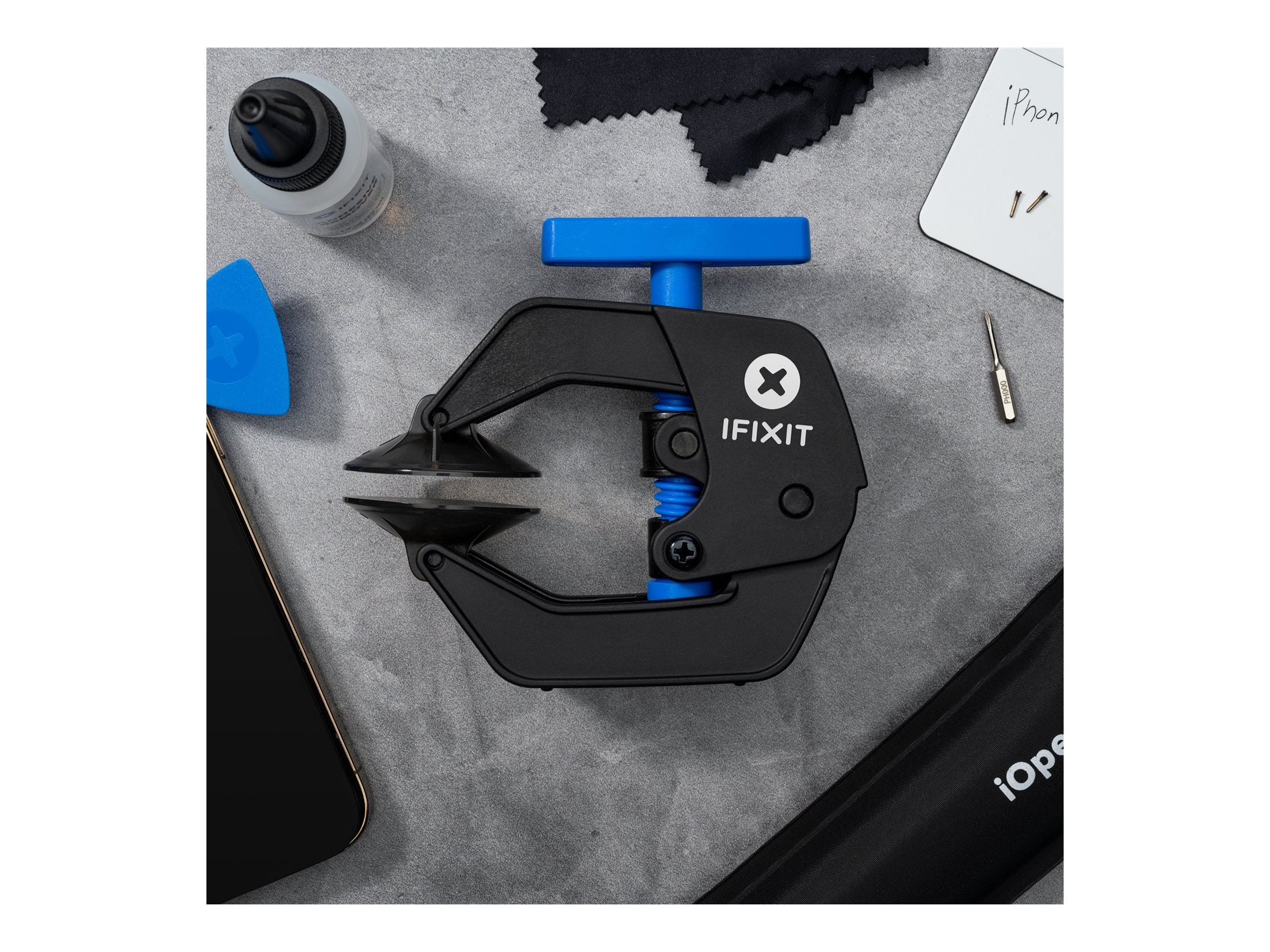 iFixit Clampy - Anti-Clamp Öffnungswerkzeug Schwarz, Blau