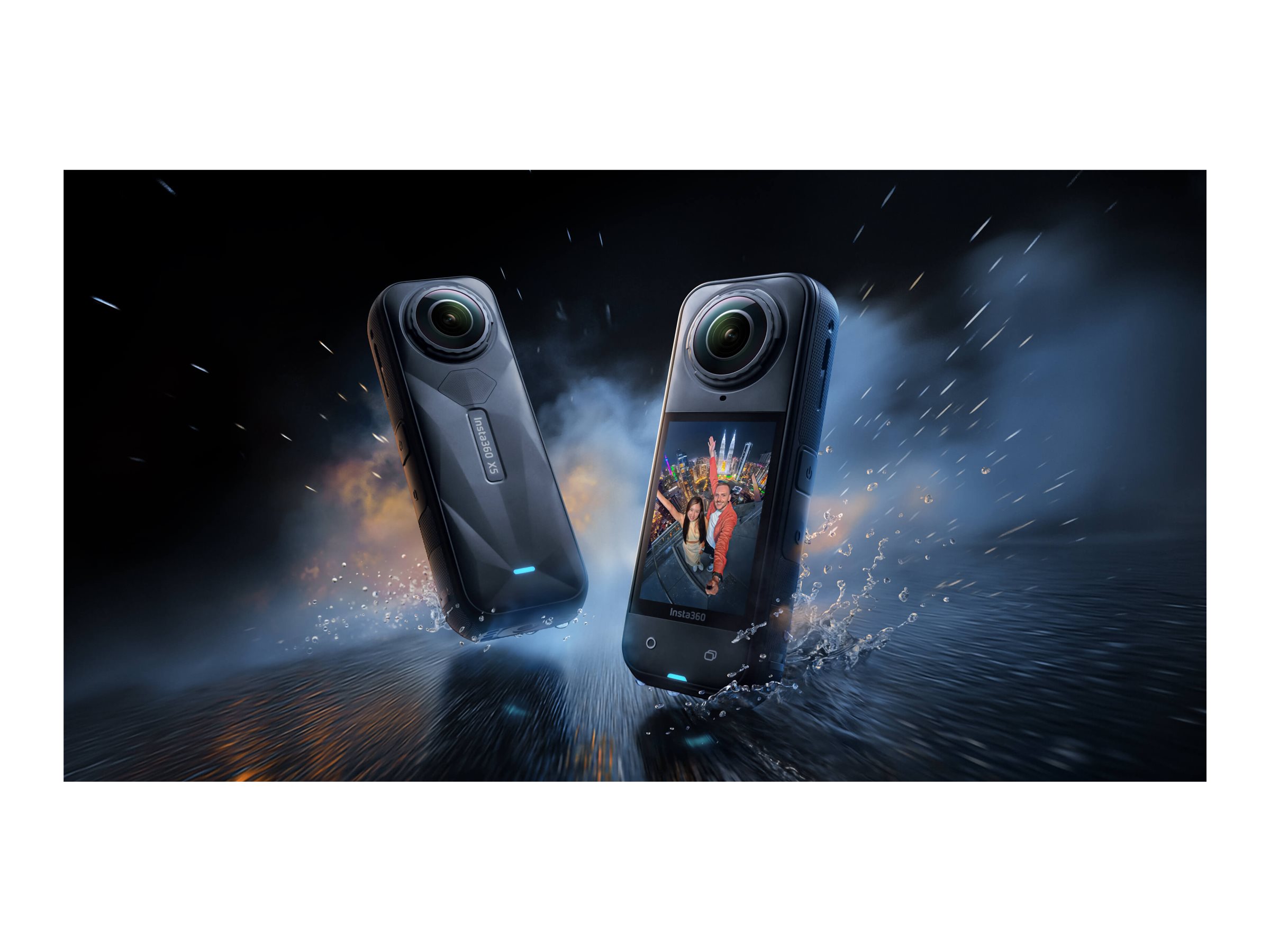 Insta360 X5 2.5" 8K 72 MPix 360-Grad-Action-Kamera Schwarz