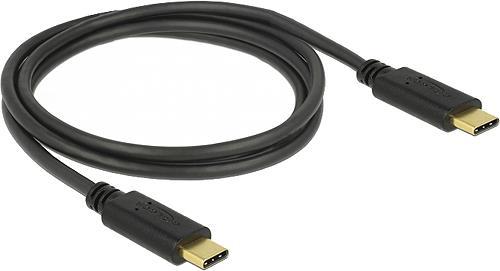 Delock USB 2.0 Kabel Type-C zu Type-C 1 m PD 5 A E-Marker (83323)