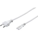 Microconnect PE030720W Stromkabel Weiß 2 m Netzstecker Typ C C7-Koppler (PE030720W)