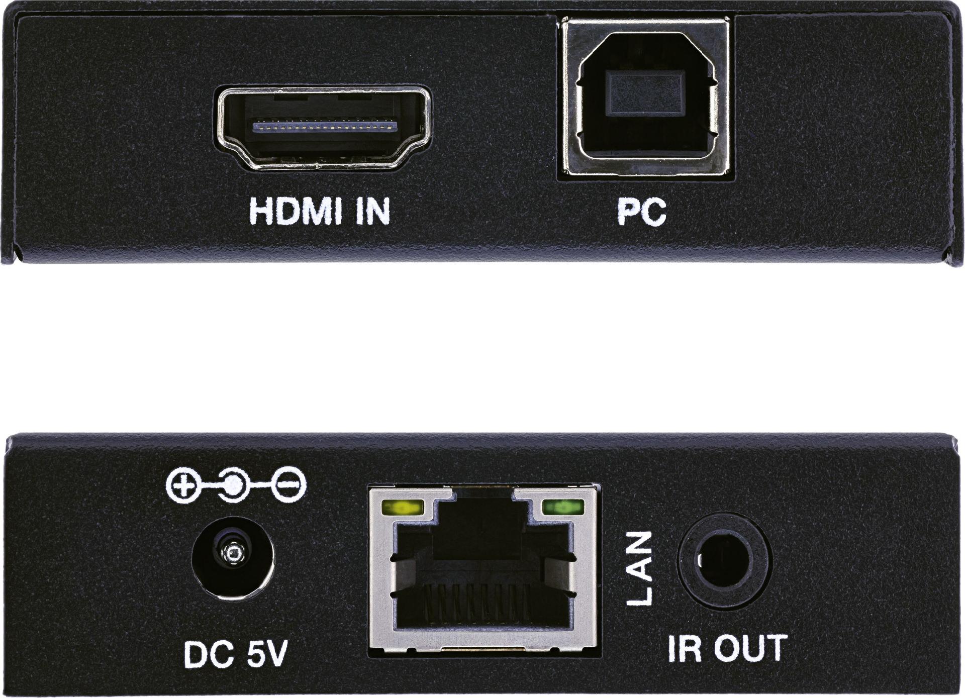 InLine KVM Extender over IP, HDMI Full-HD, 150 m, Sender (TX), Schwarz