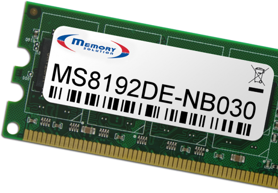Memory Solution MS8192DE-NB030 Speichermodul 8 GB (MS8192DE-NB030)