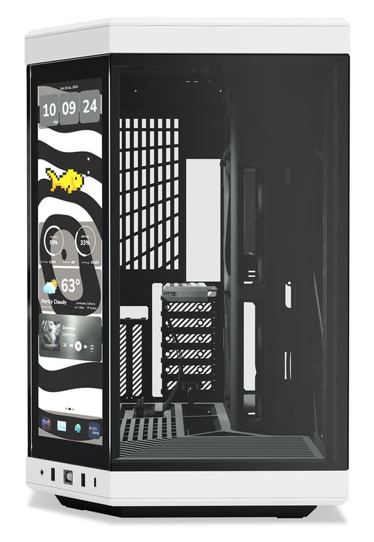 HYTE Y70 Touch Infinite Midi Tower Schwarz, Weiß