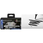 Staedtler Pigment Arts Soft Brush Pen Grey Colors (372 C6)