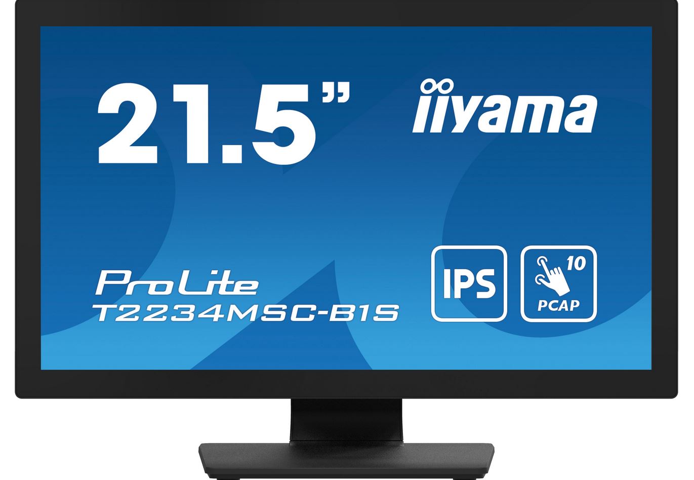 IIYAMA T2234MSC-B1S 54,61cm 21.5" PCAP Bezel Free Front Speakers 10P Touch with Anti-Finger print coating IPS Panel 1920x1080 [Energieklasse E] (T2234MSC-B1S)