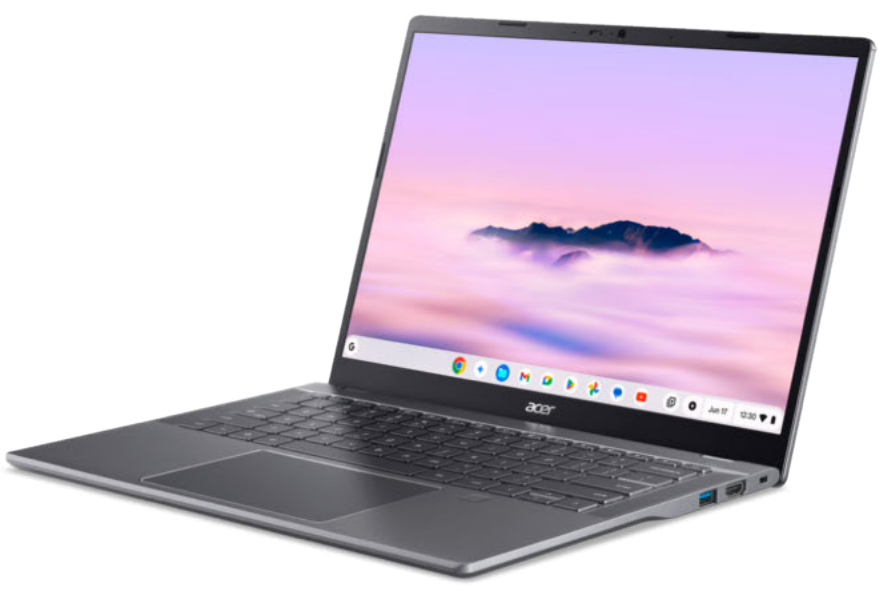 Acer Chromebook Plus 514 14" Intel Core 3 100U 8 GB RAM 256 GB SSD WUXGA ChromeOS Steel Gray